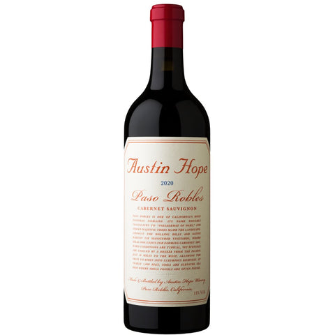 Austin Hope Paso Robles Cabernet Sauvignon - operatt.top Order Wine Online